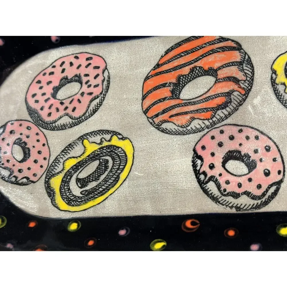 Donut Lover’s Gift Set – Ceramic Tray & Mug – Cute Coffee & Snack Set